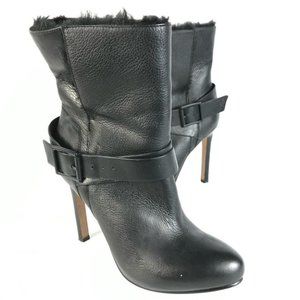 Aldo leather  boots fur lined